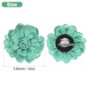 Unique Bargains Alloy Satin Fabric Big Rose Flower Dainty Brooches 1 Pc - 3 of 4