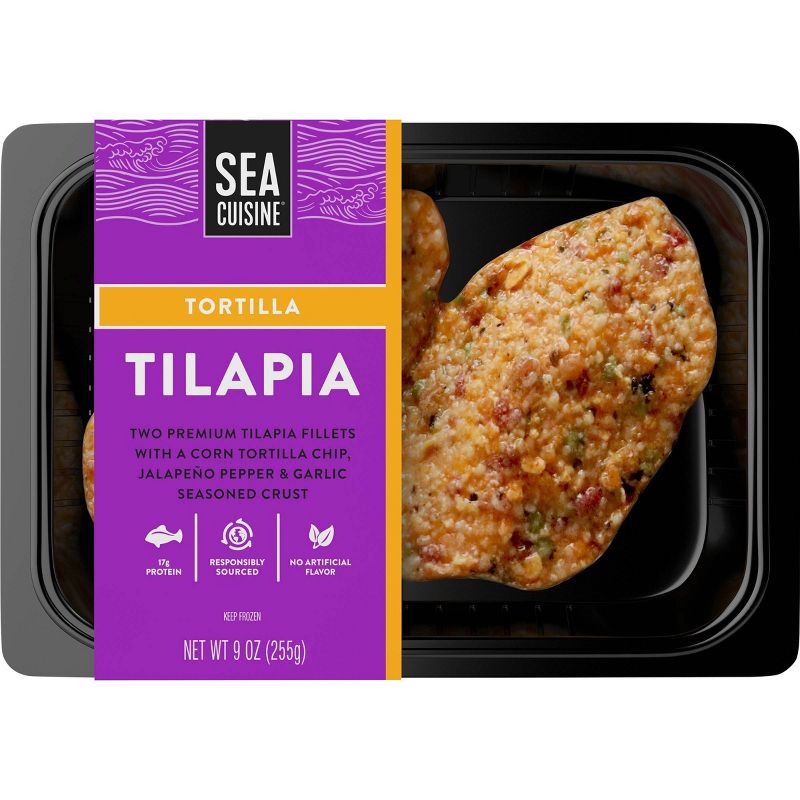 Sea Cuisine Tortilla Tilapia - Frozen - 9oz, 1 of 8