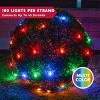 Joyfy 100 LED Christmas Net Lights for Indoor & Outdoor Decorations, Christmas Events, Christmas Eve Night Decor, Christmas Tree, Bushes - 3 of 4