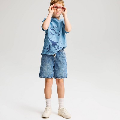 Детские Cat & Jack Boys' Short Sleeve Spider-Man Oversized Graphic T-Shirt - Cat & Jack™ Dark Blue S — фото 4
