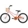 Hykolity Kids Bike Boy Girl Bicycle 20 inch for Children Age 6-12 Years Old Height 48-62 in Child Tween Sport Outdoor Bikes Front Basket Peach Pink - 2 of 4