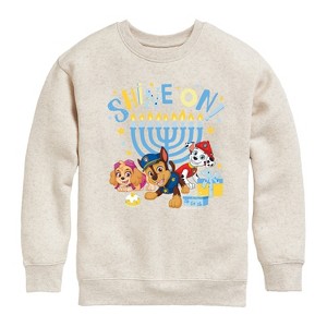 Boys' - Paw Patrol - Shine On Graphic Long Sleeve Fleece Sweatshirt - 1 of 4