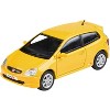 2001 Honda Civic Type R EP3 Sunlight Yellow 1/64 Diecast Model Car by Paragon Models - 3 of 4