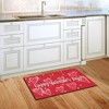 Briarwood Lane Doormat 30x18 Indoor Outdoor String of Hearts Valentine's Day For Valentine's Doormat - 4 of 4
