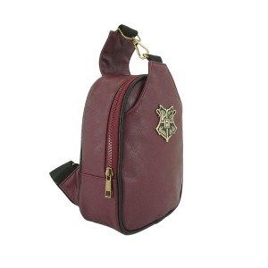 Harry Potter Crest Badge Women's 8" Fanny Pack/Sling Bag - 1 of 4