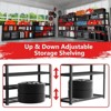 Storage Shelves, 2800 LBS Capacity Heavy Duty Garage Shelving, Adjustable Metal Shelving, 5 Tier  Metal Shelf for Pantry Closet Warehouse - 2 of 4