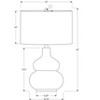 Monarch Specialties Lighting 25inchH Table Lamp Ivory / Cream Shade Cream Ceramic Contemporary - 4 of 4