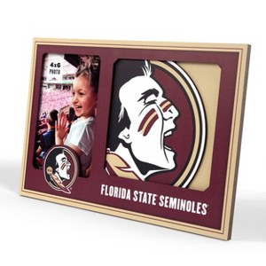 NCAA Florida State Seminoles Logo 4" x 6" Picture Frame: MDF Tabletop Display - 1 of 4