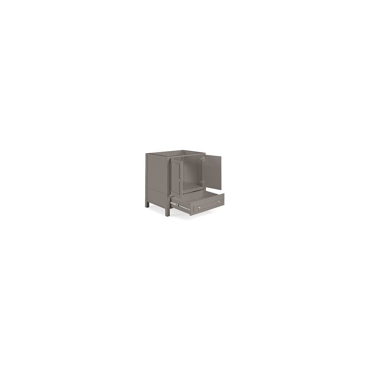30" Williamsburg Cabinet Gray - Alaterre Furniture - thumbnail 3