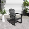 WestinTrends Outdoor Patio Poly Adirondack Rocking Chair Rocker - 2 of 3
