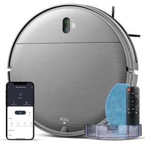 MAMNV Robot Vacuum and Mop Combo with WiFi/App control, Robotic Vacuum Cleaner, 2 in 1 Mopping Robot Vacuum for Hard Floor, Pet Hair, Carpet - 1 of 4