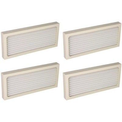 Nispira Air Filter Replacement Compatible with Hamilton Beach TrueAir Ultra Quiet True Air Purifier 04386A, 04383 04385 04384 990051000, 4 Packs