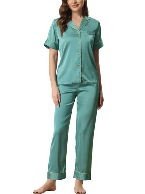 Women's Pajamas Lounge Set, Long Sleeve Top and Pants with Pockets