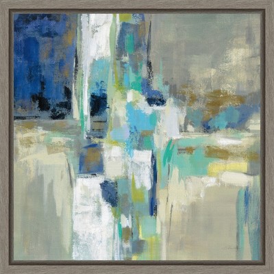 Amanti Art Spring Water by Silvia Vassileva Canvas Wall Art Print Framed 16 x 16-in.