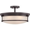 Quoizel Lighting Sailor 4 - Light Semi-Flush Mount in  Western Bronze - 2 of 4