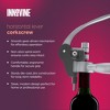 Innovine Horizontal Lever Corkscrew, Durable Die-Cast Zinc Construction Wine Opener with Non-Stick Spiral Worm, Perfect for Home Bar, Set of 1 - 2 of 4