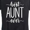 Women's - Instant Message - Best Aunt Ever Short Sleeve Graphic T-Shirt - 2 of 4