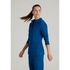 Barco One Women's Venture 4-Pocket Banded Collar Zip Up Warm-Up Scrub Jacket - 3 of 4