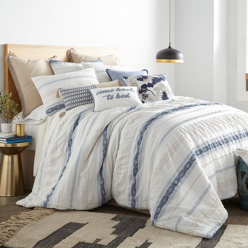 Pickford Blue 3pc Comforter Set- Levtex Home, 1 of 6