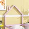 Twin Size Wood Floor Bed with House-shaped Headboard - 4 of 4