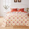 Greenland Home Fashions 3pc Topanga Reversible Cotton Rich Bedspread Set - 3 of 4