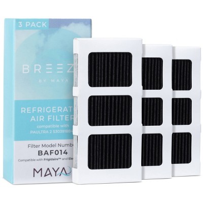 Breeze by MAYA Replacement Frigidaire/Electrolux Paultra2 242047805 Refrigerator Air Filter 3pk - BAF314