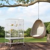 Yaheetech 52"H Rolling Bird Cage Parrot Cage with 3 Perches & Extra Storage Shelf - 2 of 4