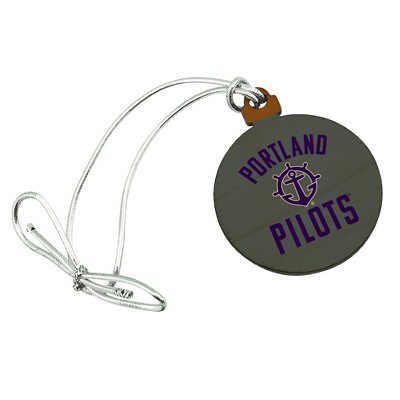 Portland Pilot Mini Small Tiny Wood Christmas Tree Holiday Ornament