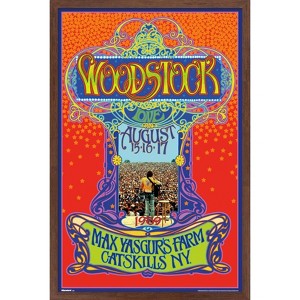 Trends International Woodstock - Bob Masse Framed Wall Poster Prints - 1 of 4