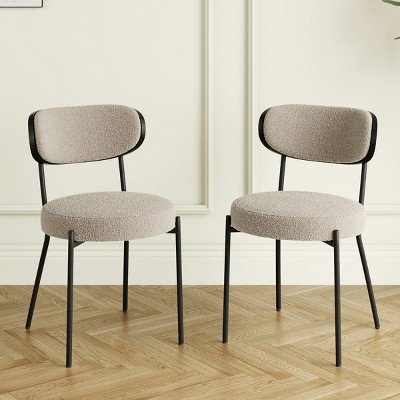 Syemin Dining Chairs Modern Kitchen Dining Chair Pholstered Dining Room Chair Farmhouse Kitchen Chairs High Bar Stools, Brown, 18.9"*18.9"*31.9"