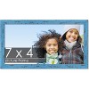 PosterPalooza | Photo Size Shabby Chic Blue Picture Frame - UV Acrylic, Foam Board Backing, Hanging Hardware - 2 of 4