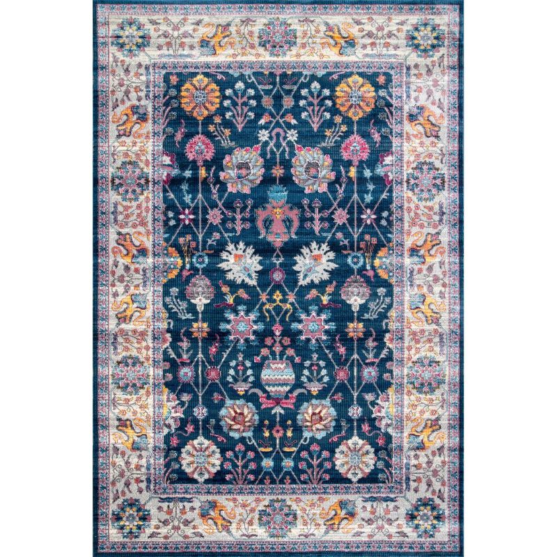 nuLOOM Classic Tinted Floral Area Rug, 1 of 7