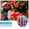 Unique Bargains Sheer Mesh Drawstring Gift Pouches Organza Wine Bags 12 Pcs 14.5"x5.5" - 4 of 4