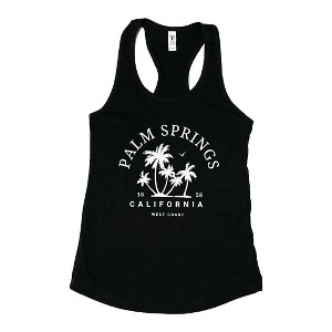 Simply Sage Market Women's Palm Springs Palm Trees Graphic Racerback Tank - 1 of 3