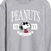 Men's - Peanuts - Collegiate Long Sleeve Graphic T-Shirt - 2 of 4