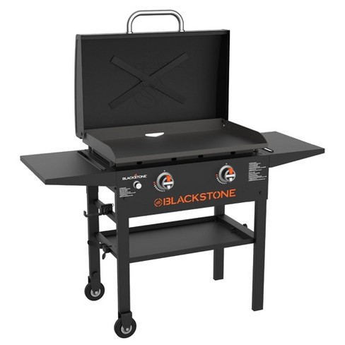 Blackstone 28" Omnivore Propane Griddle Combo with X Braced Hood, 2 Burners, Outdoor BBQ Grill Stove, Powder Coated Steel, 517 Sq. In. Cooking Top - image 1 of 4