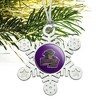 Whittier College Primary Logo Metal Snowflake Christmas Tree Holiday Ornament - 2 of 3