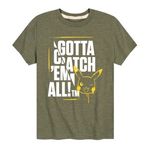 Boys' - Pokémon - Gotta Catch Em All Short Sleeve Graphic T-Shirt - 1 of 4