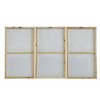 Set of 3 Map Triptych Wall Arts - A&B Home: Vertical MDF World Map, Includes Hanging Hardware - 3 of 4