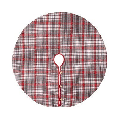 Gregor Plaid Tree Skirt 48 VHC Brands