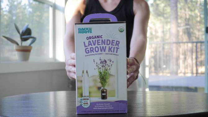 Back to the Roots Organic Lavender Grow Kit, 2 of 14, play video
