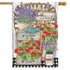 Faith and Family Farmhouse Spring House Flag Floral 28" x 40" Briarwood Lane - 2 of 4