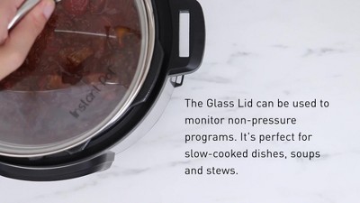 Genuine Instant Pot Tempered Glass Lid Clear - 10 in. 26cm - 8 Quart