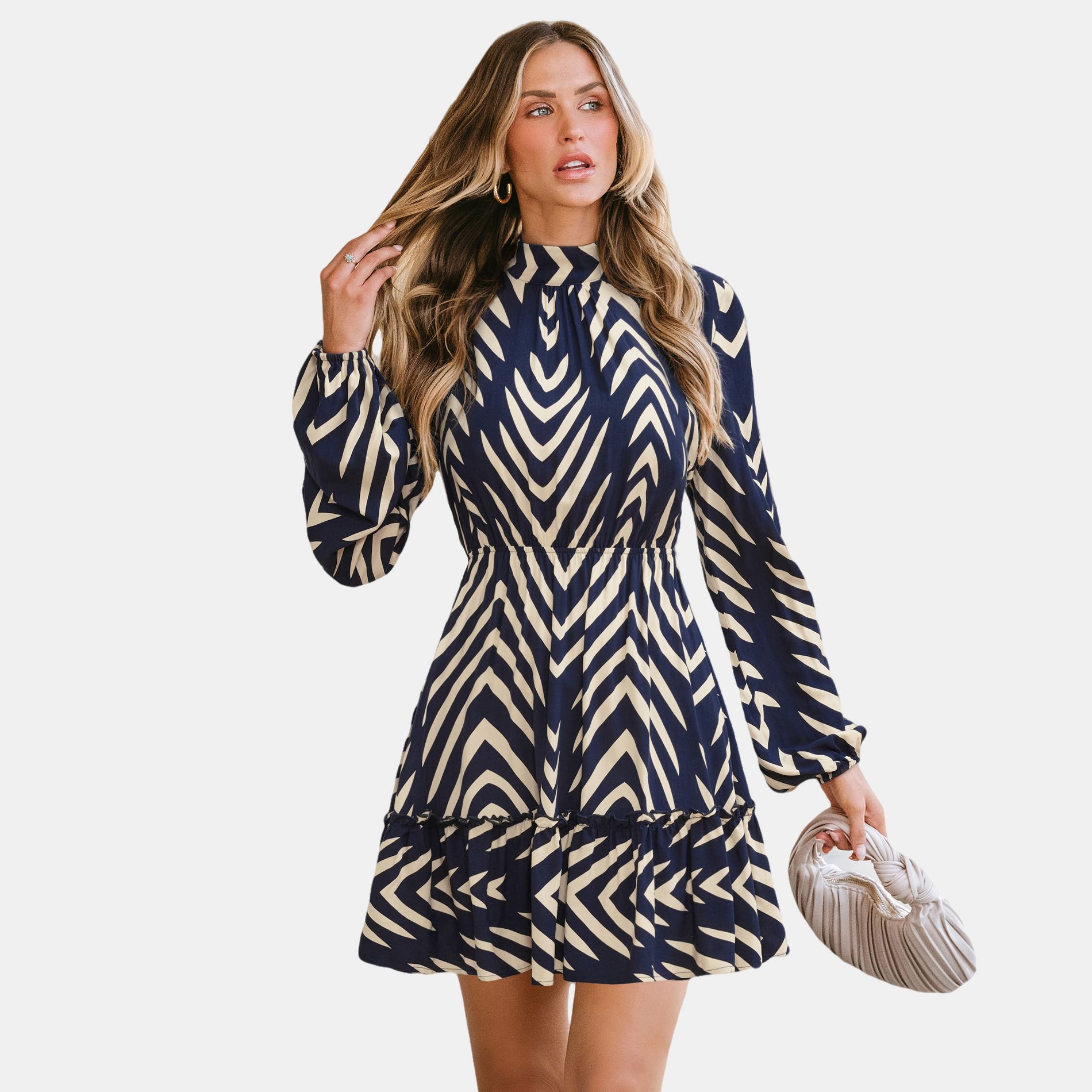 Women’s Wild Breeze Fall Mini Dress - Cupshe