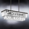 Urban Ambiance Luxury Cosmopolitan Farmhouse Crystal Chandelier,  33-7/8"W,  Olde Bronze Finish, UHP2882 - 3 of 4
