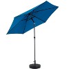 KTMBDW 9'Outdoor Patio Umbrella,Outdoor Table Umbrella, Yard Umbrella,Market Umbrella with 6 Sturdy Ribs,Push Button Tilt and Crank(Base Not Included) - 3 of 4