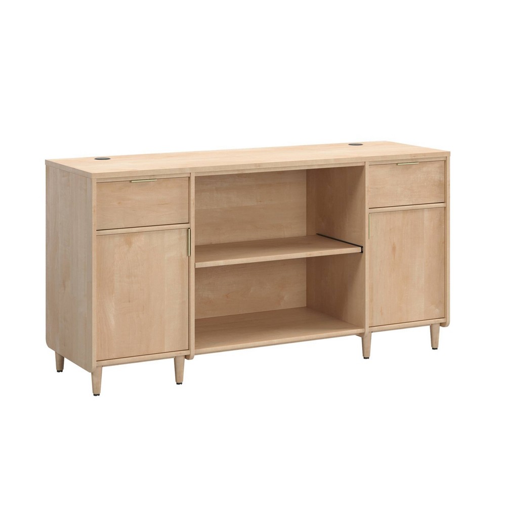 Photos - Display Cabinet / Bookcase Sauder Clifford Place Credenza for TVs up to 65" Timber Oak 