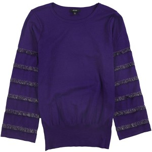 Alfani Womens Tiered Fringe Pullover Sweater - 1 of 1