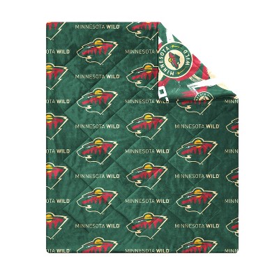 NHL Minnesota Wild 50" x 60" Two Sided Plush Throw Blanket
