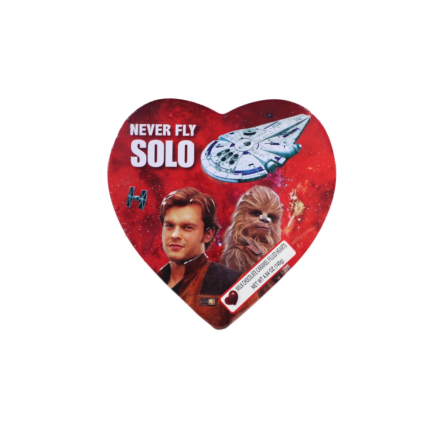 Galerie Valentine's Day Star Wars Han Solo Milk Chocolate Caramel Filled Hearts - 4.94oz - image 1 of 1